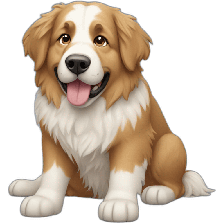 Pyrenees mountain dog emoji