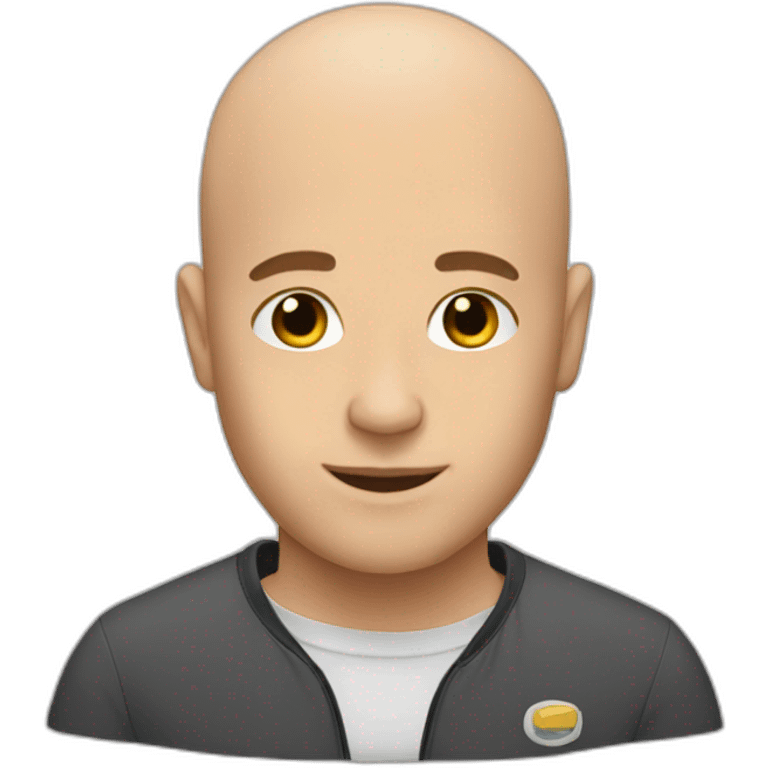 Andrew tate bald hair  emoji