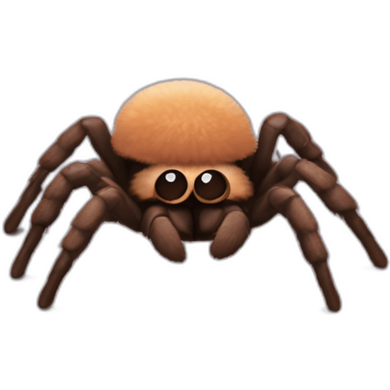 Cute little Chubby Tarantula  emoji