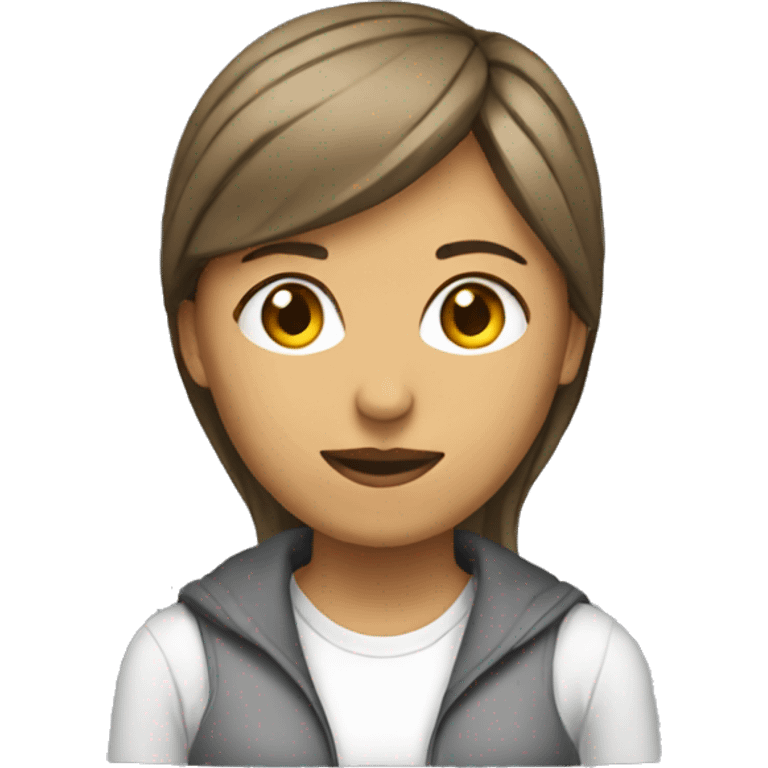 Mujer informatica emoji