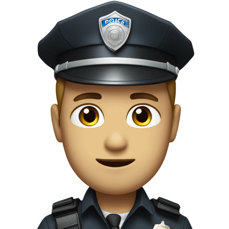 police officer white  emoji