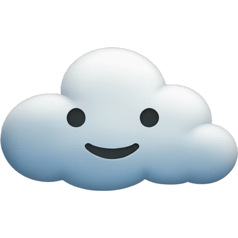 Cloud shape S emoji