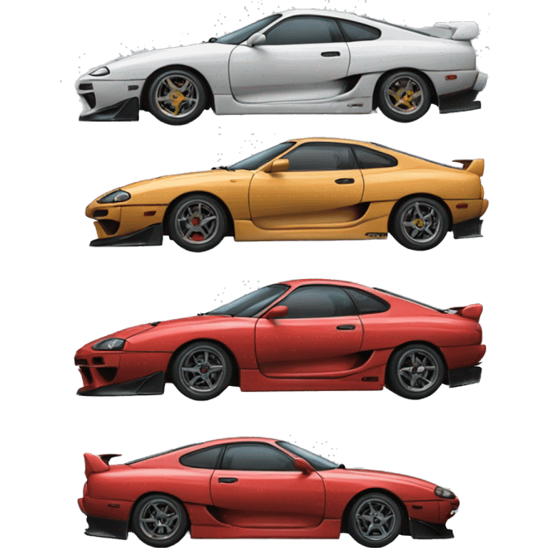 Supra mk4 de rápidos y furiosos  emoji