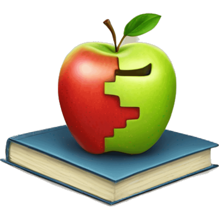 Book and Apple  emoji