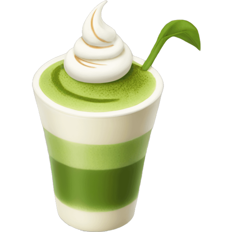 Matcha latte  emoji