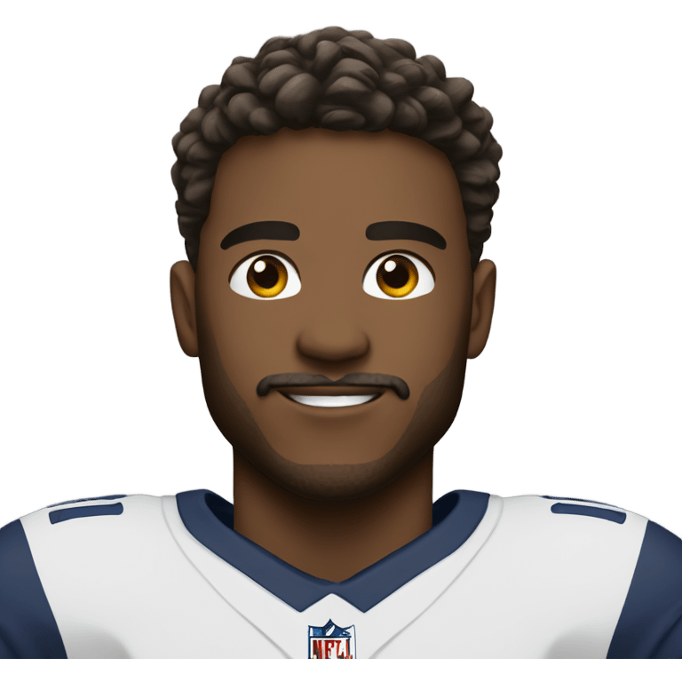 Football player handsome emoji