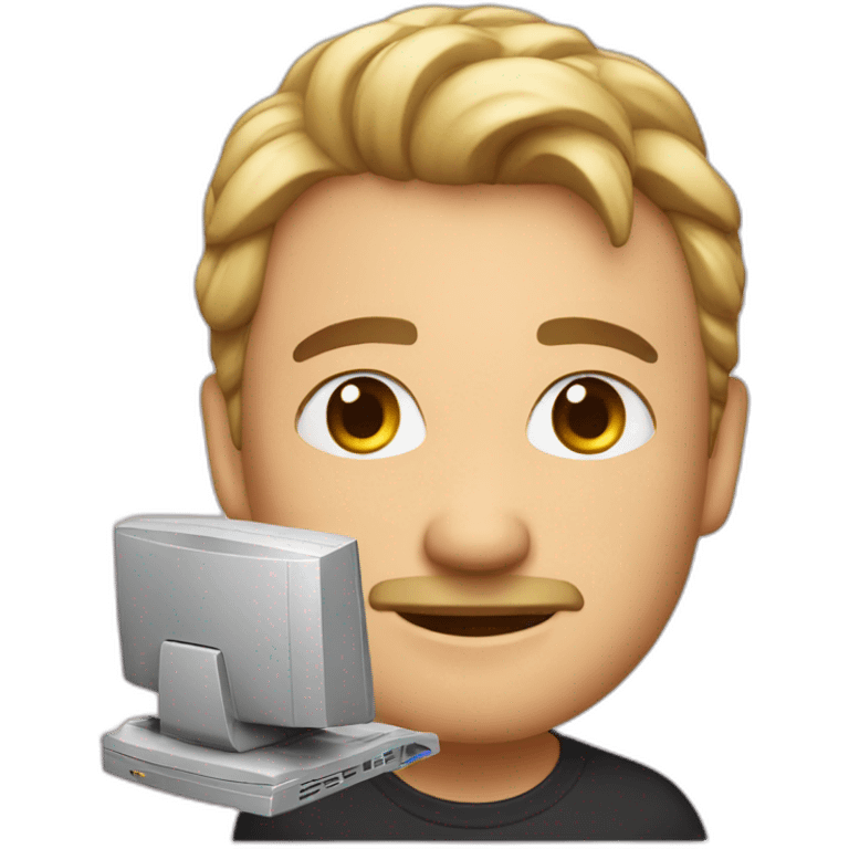 Elow musk and computer emoji