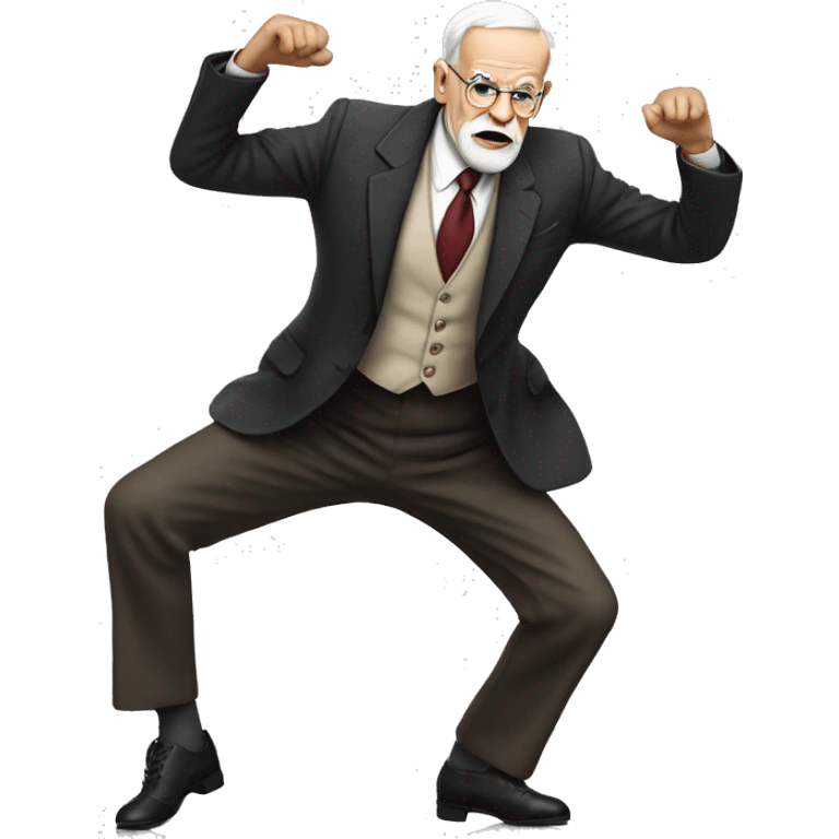 Zigmund Freud dance twerk emoji