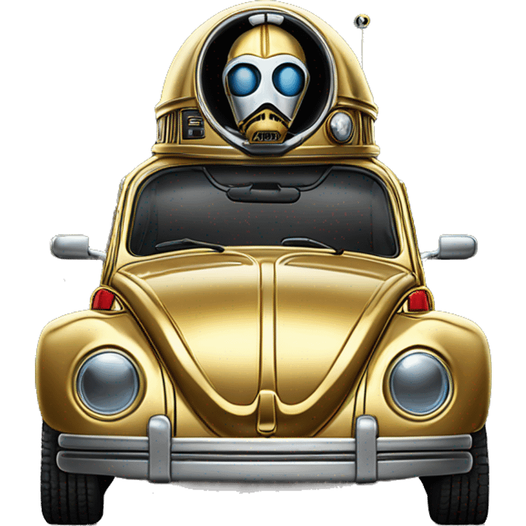 1992 C-3PO Volkswagen bug fresh from space emoji