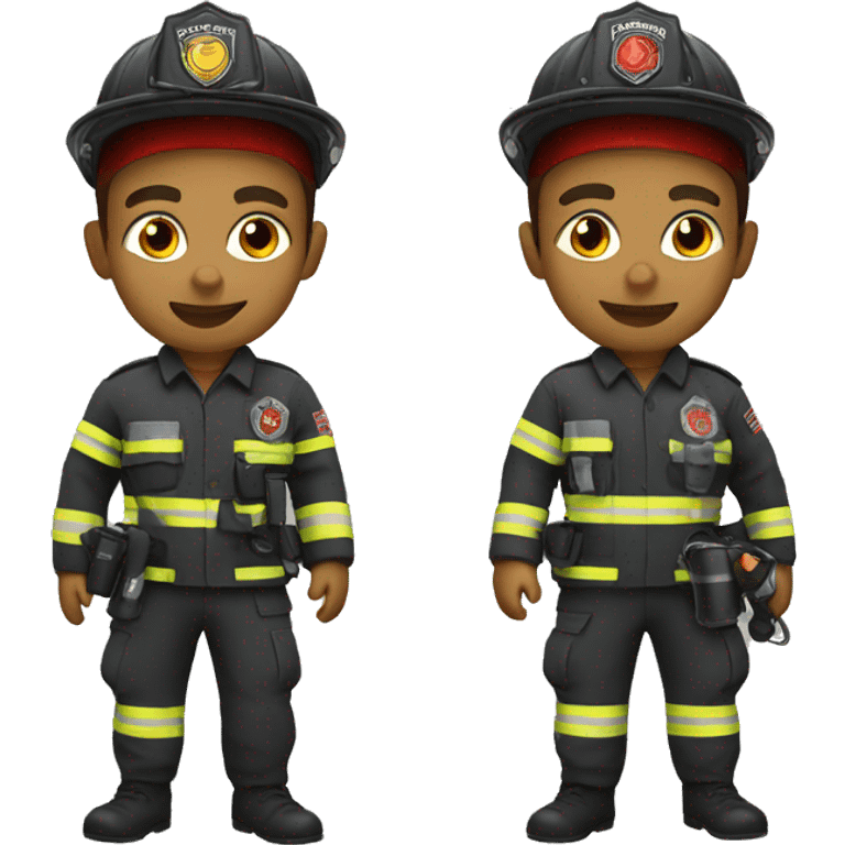 Firefighter lieutenant  emoji