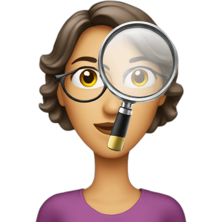 woman-search-magnifying-glass emoji