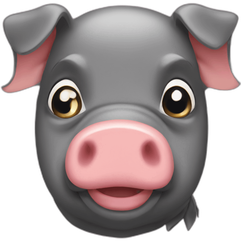 Black Pig emoji