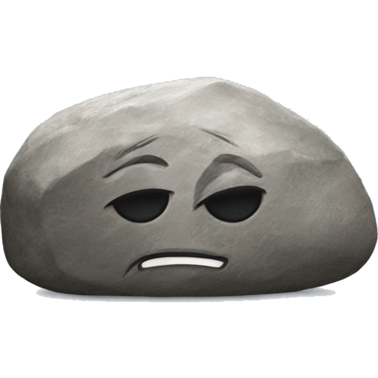 rock with cap emoji