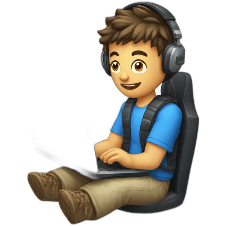 Laptop gamer emoji