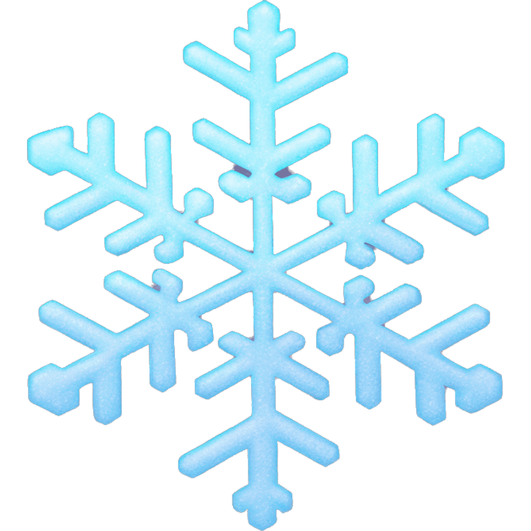 snowflake holographique emoji