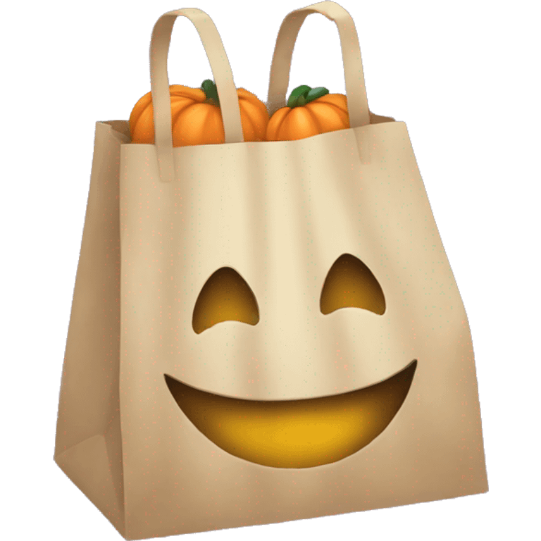 Trick-or-treat bag emoji