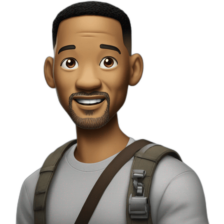 will smith con un martillo emoji