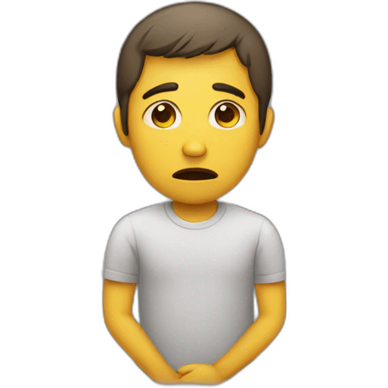 Sad person emoji