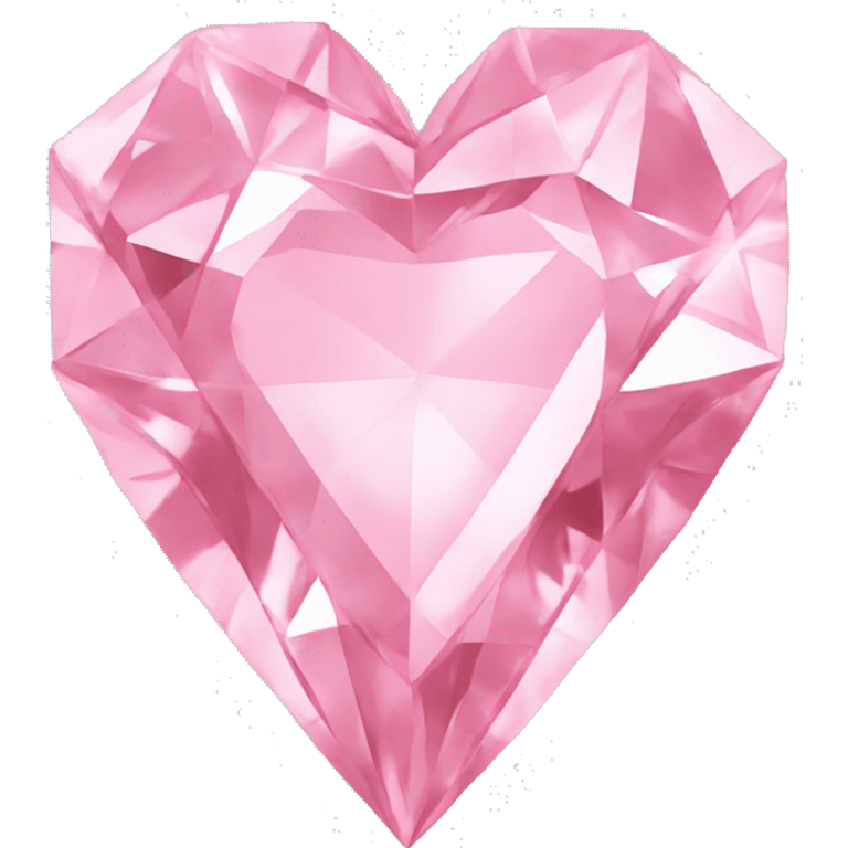 Pink diamond heart  emoji