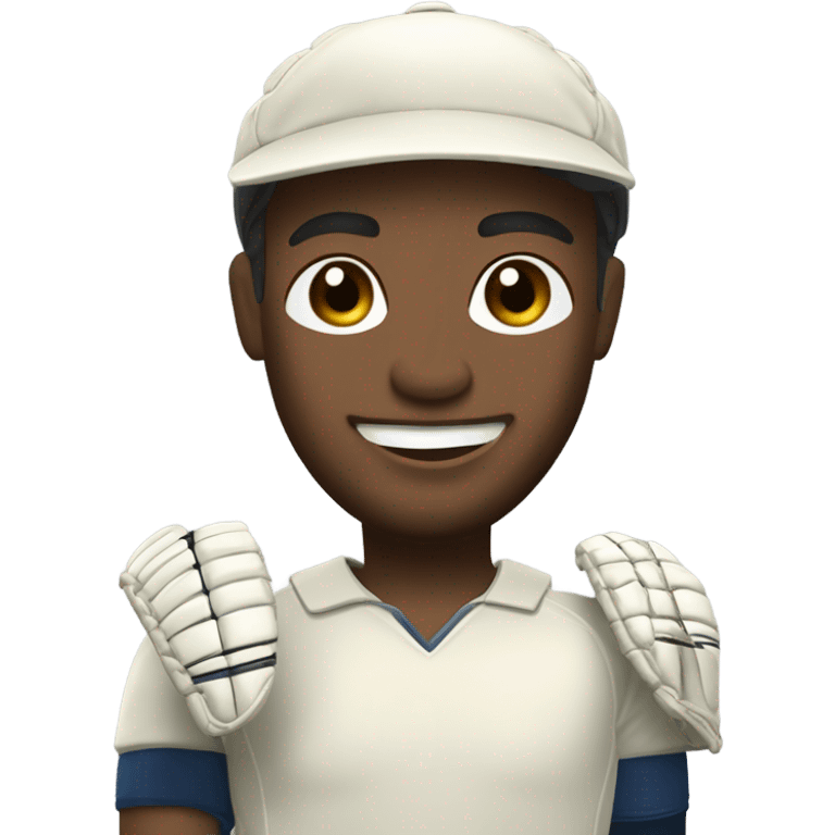 Create a collection of 3D avatars specifically designed to represent cricket players. Each avatar should feature detailed cricket gear, including helmets, gloves, bats, balls, pads, and uniforms in diverse and vibrant color schemes.  emoji