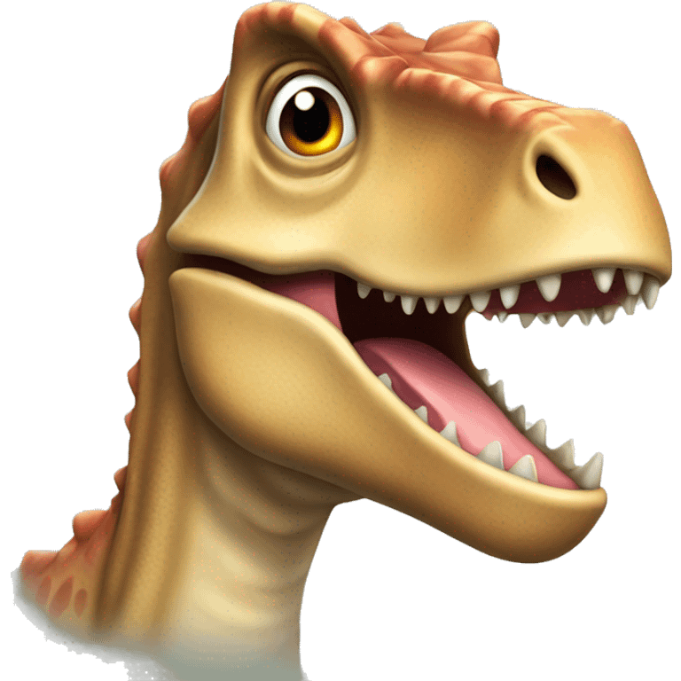 Dino mit hasenschwanz emoji