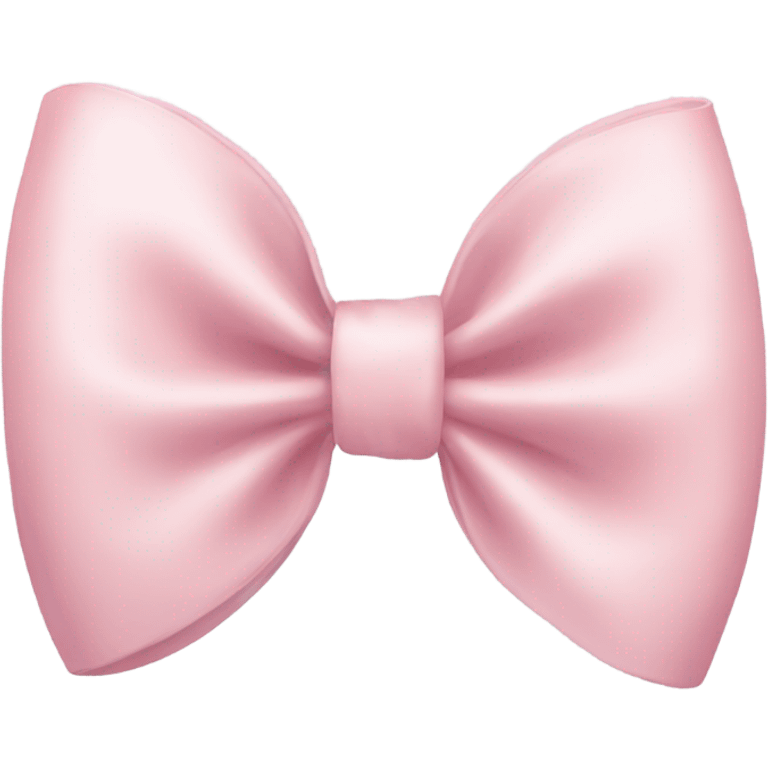 Light pink bow emoji