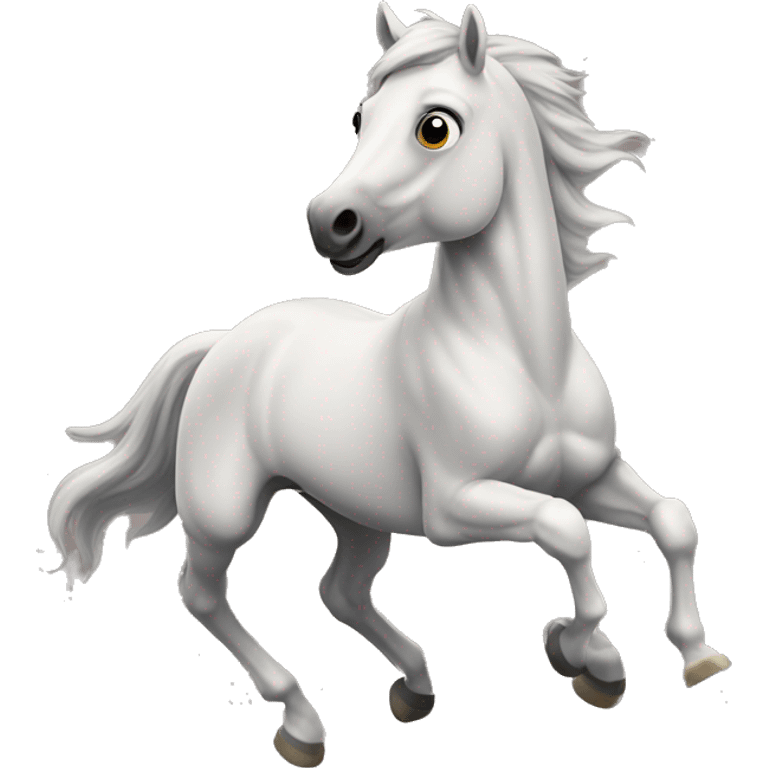 Cheval au galop emoji