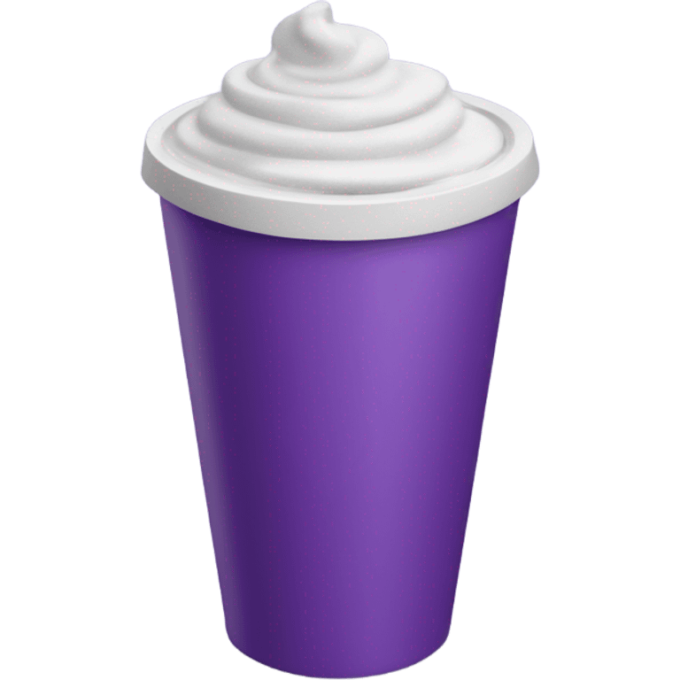 Styrofoam Cup of Purple Liquid ￼ emoji