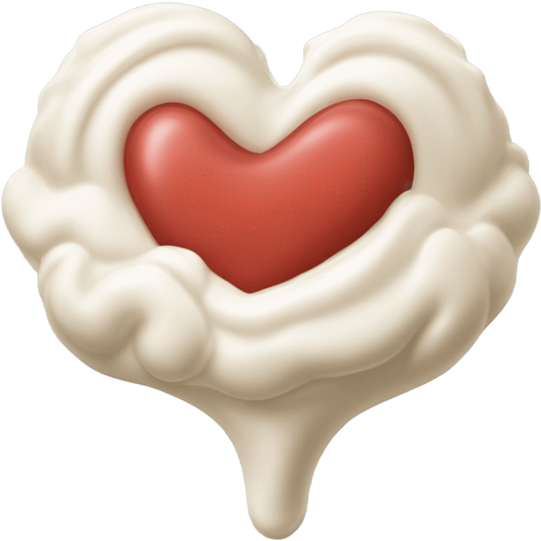 Crème heart emoji