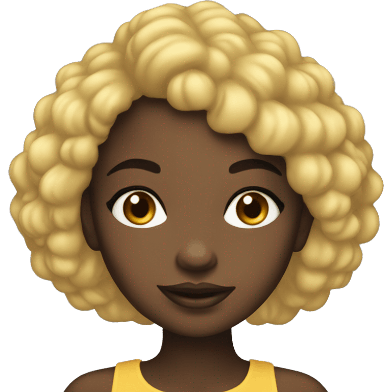 coquette black girl  emoji