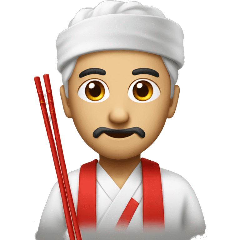 Raman with red chopsticks  emoji