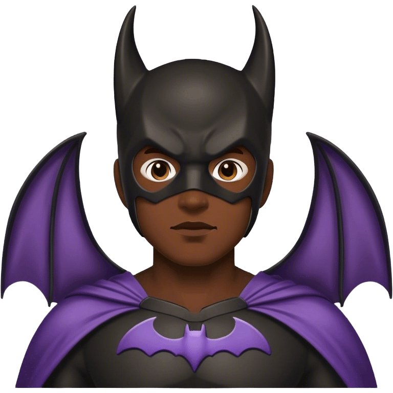 Bat man emoji