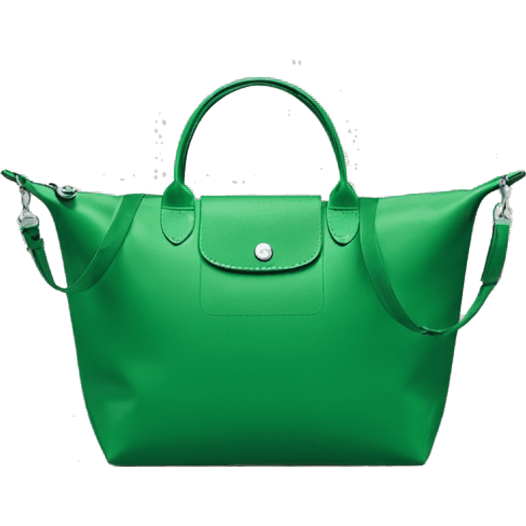 Longchamp green  emoji