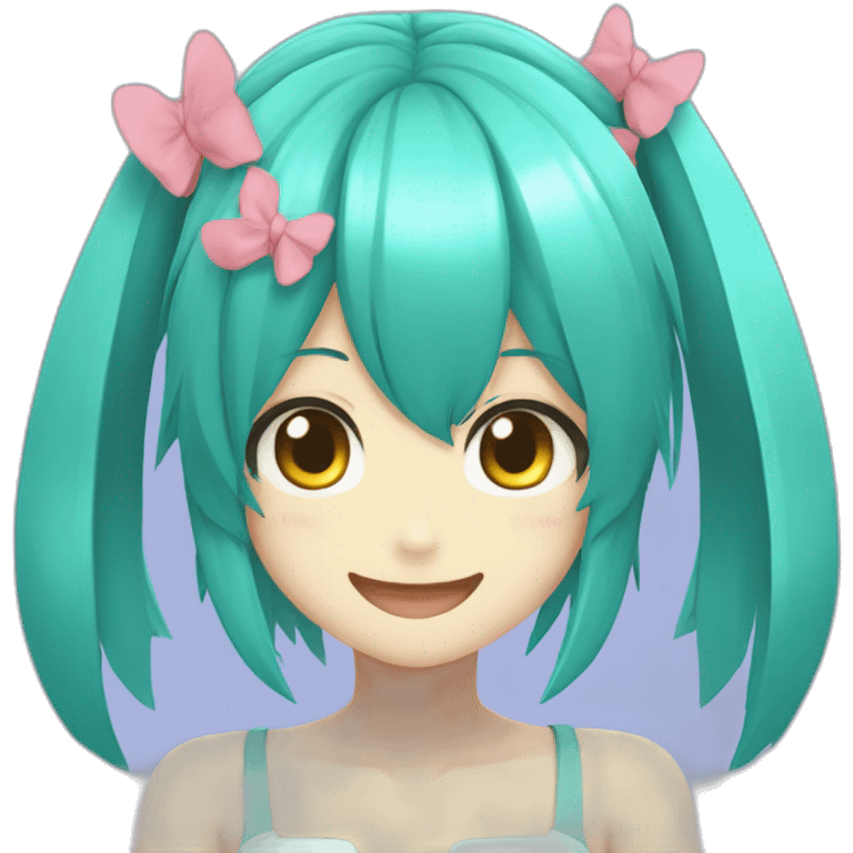 hatsune miku happy emoji