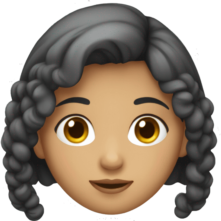 niña vacunada emoji