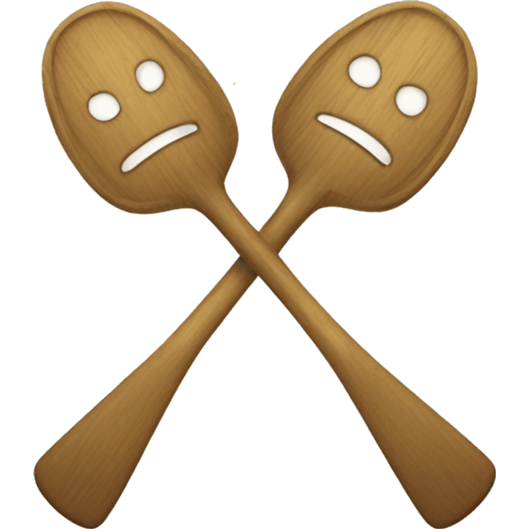 Two paddles emoji