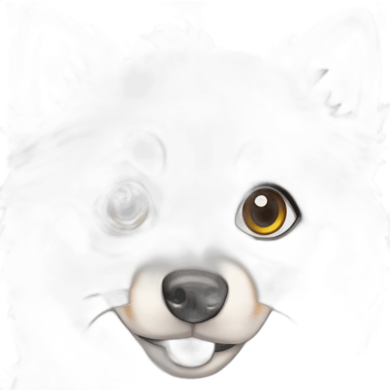 pomsky-black-dog, cocker-dog emoji