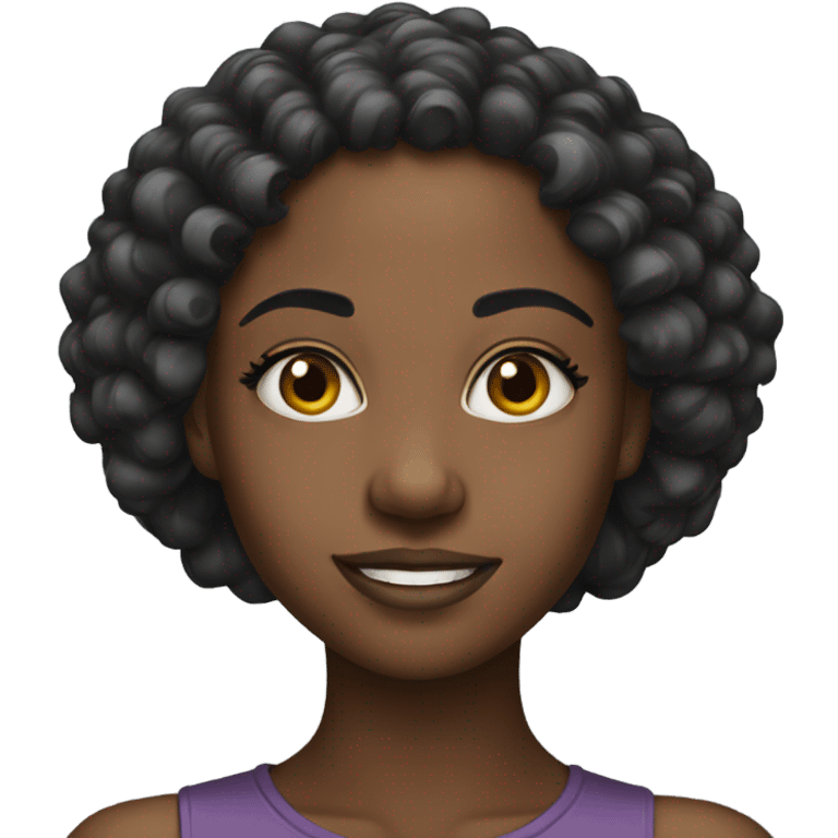 Pretty black girl  emoji