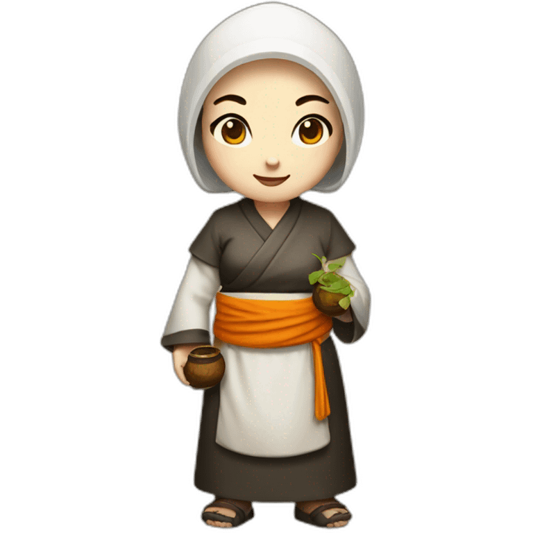 panda female monk brewmaster emoji