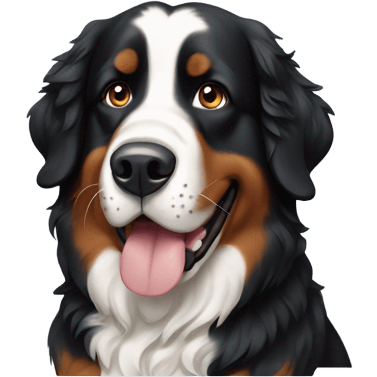 Bernese mountain dog  emoji