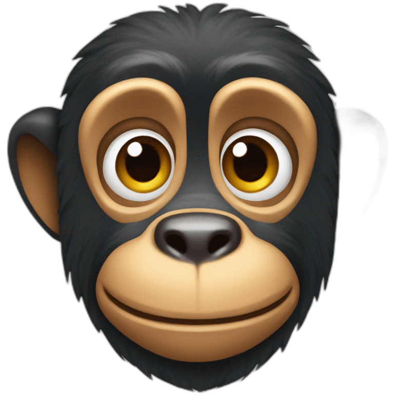 chimps dog emoji