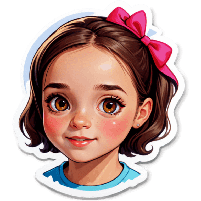 realistic portrait of girl emoji