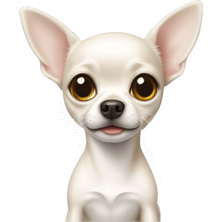 White chihuahua emoji