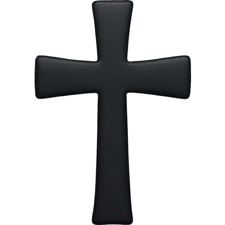 Black cross emoji