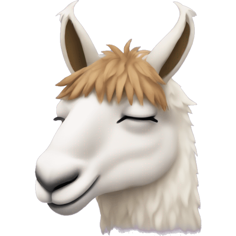 sleeping llama emoji