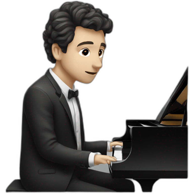 Vincent vinel playing piano emoji