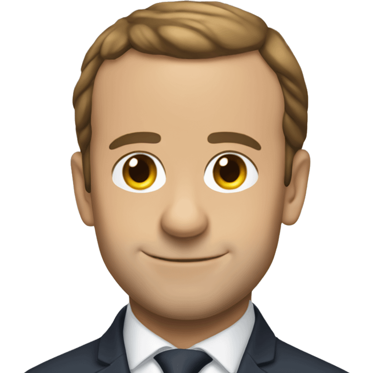 Macron qui rit  emoji