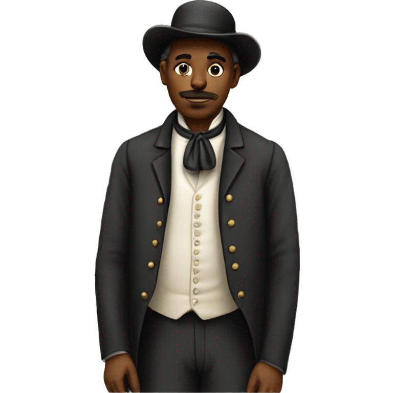 1860s men standing white emoji