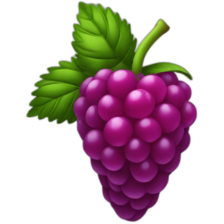 Simple Purple Raspberry emoji