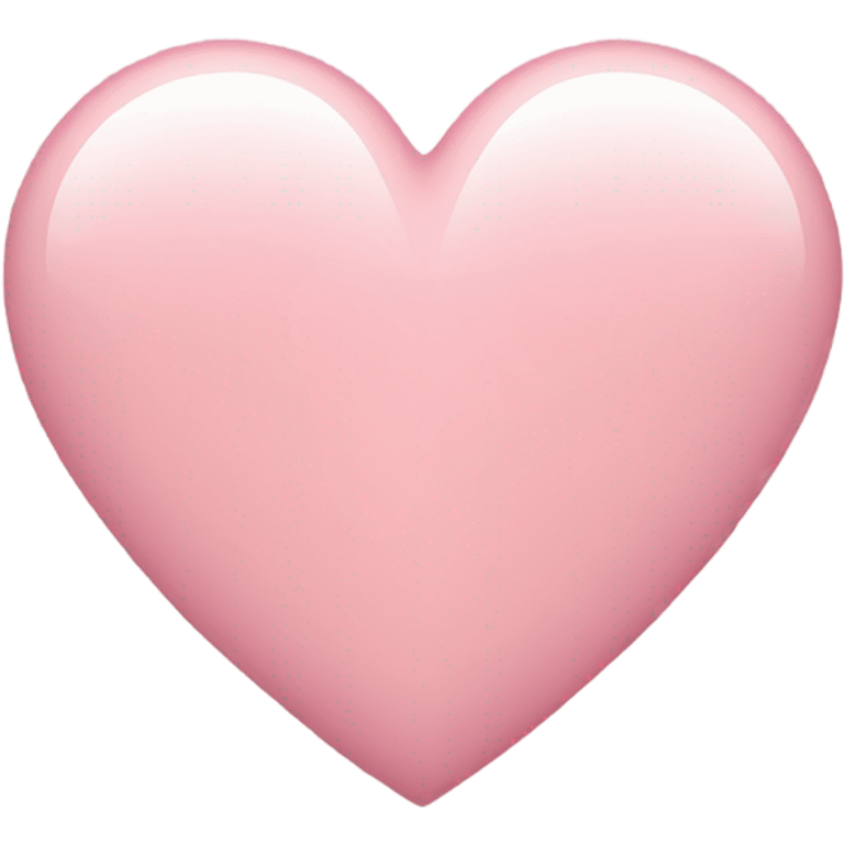 light pink heart emoji